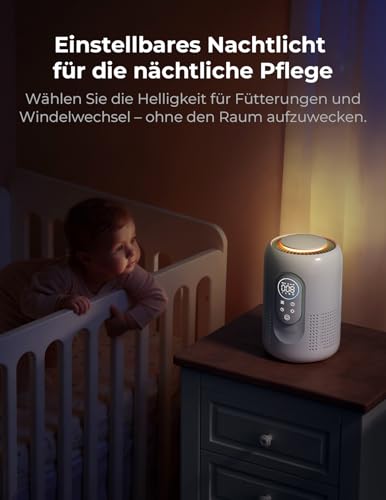 momcozy Luftreiniger AP01-1 für Räume bis 23 m² – Weiss