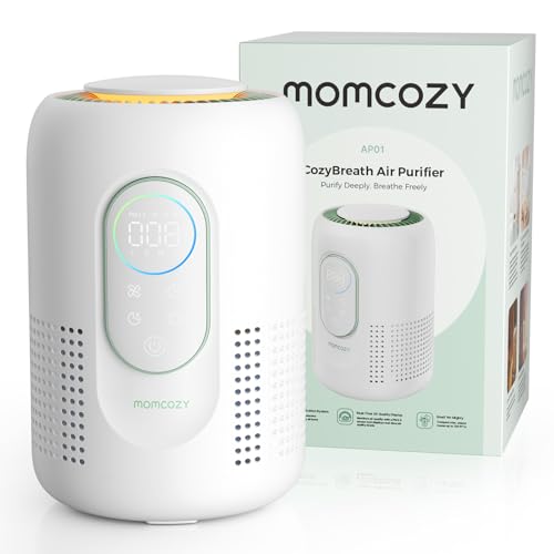 momcozy Luftreiniger AP01-1 für Räume bis 23 m² – Weiss