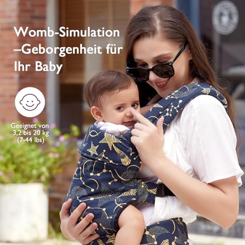 momcozy Babytrage BC001-1 atmungsaktiv – Stern