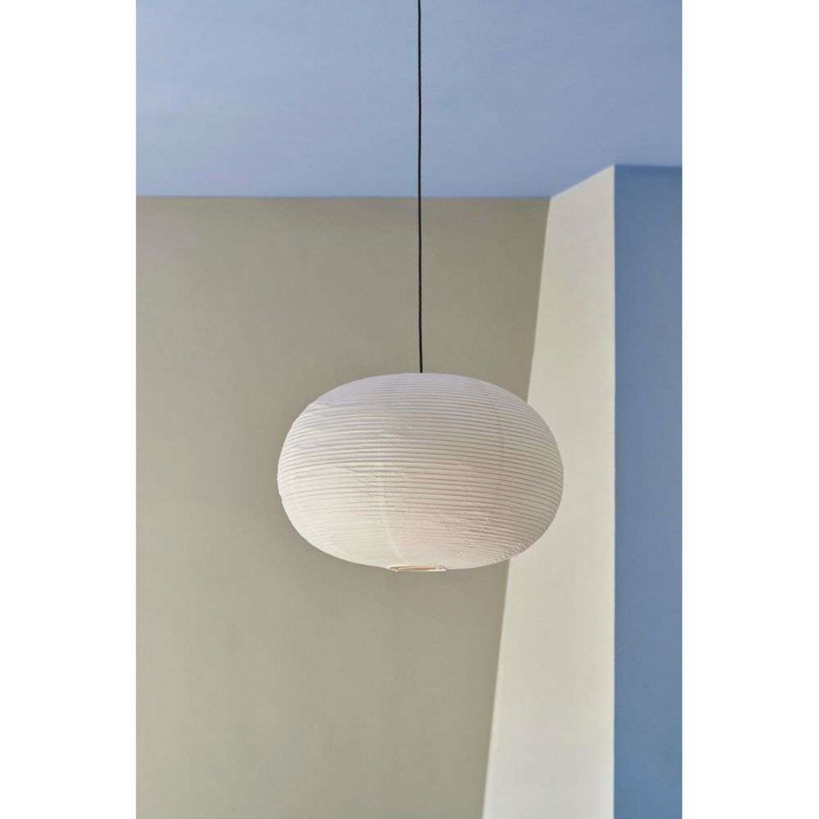 HAY Lampenschirm Paper Shade Ellipse – Klassisches Weiss, Ø 40 cm