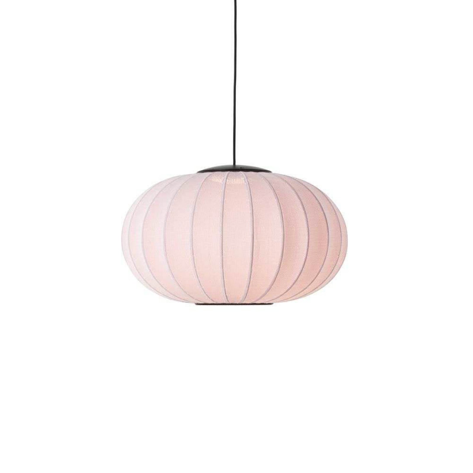 Made By Hand Knit-Wit 57 Oval LED-Pendelleuchte – Rosa