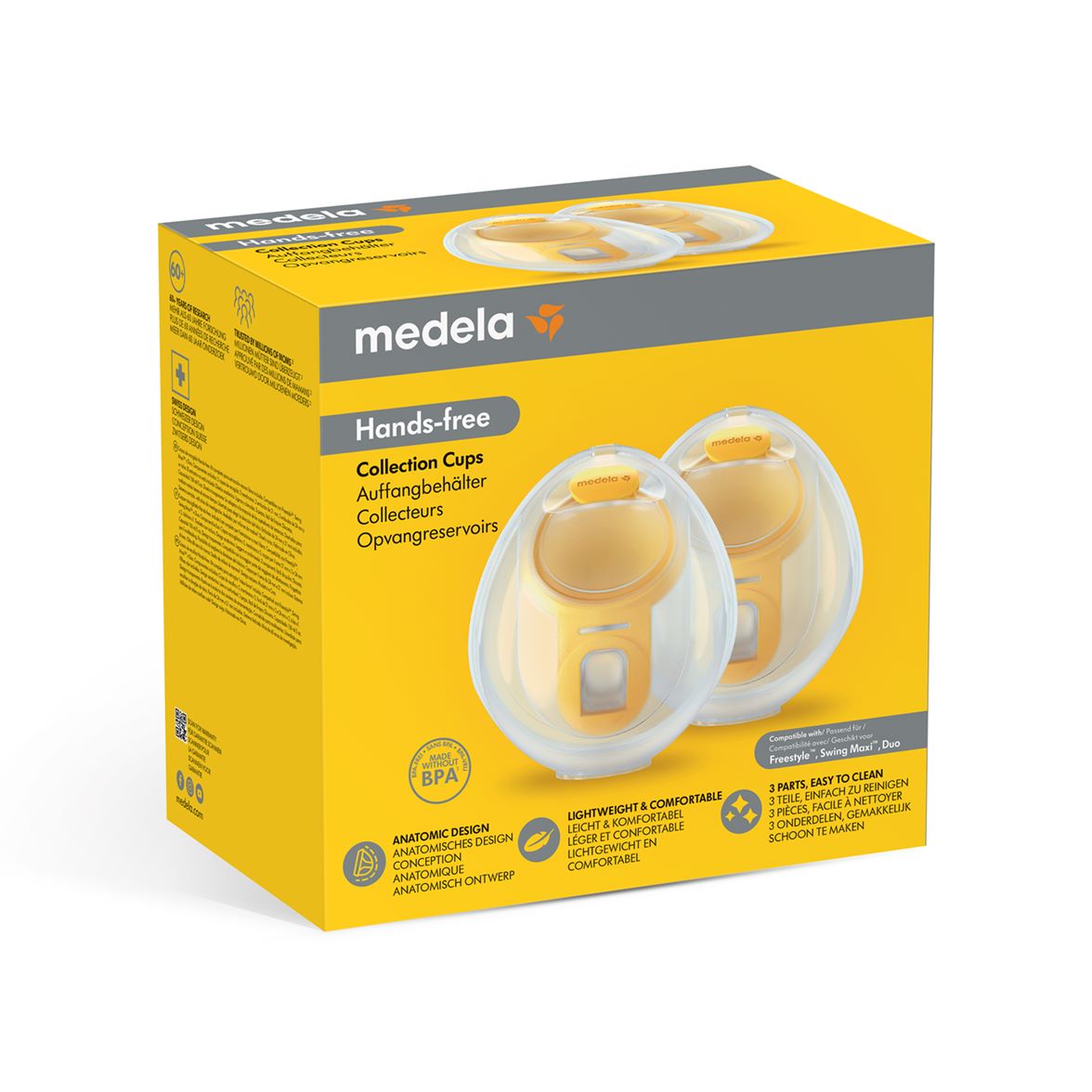 Medela Hands-free Doppelpumpset – für Freestyle & Swing Maxi