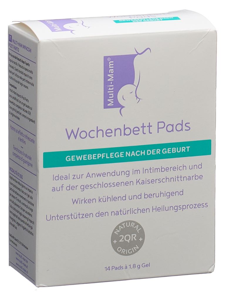 Multi-Mam Wochenbett-Pads hormonfrei – 14 Stück