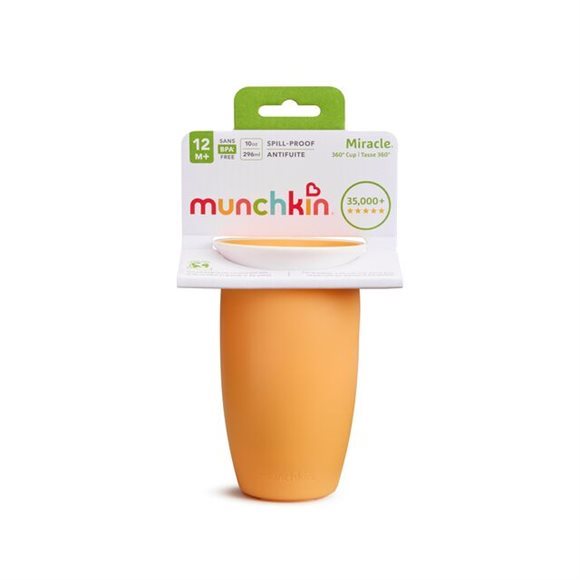 Munchkin Miracle 360° Trinkbecher aus Kunststoff – 296ml