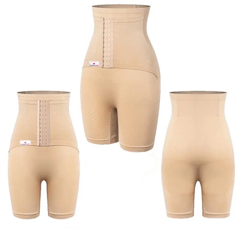 Wondermom Postpartum Bauchbinder-Shorts – Beige, L