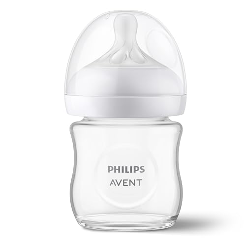 Philips AVENT Glas-Babyflasche Natural Response Anti-Kolik – 120 ml