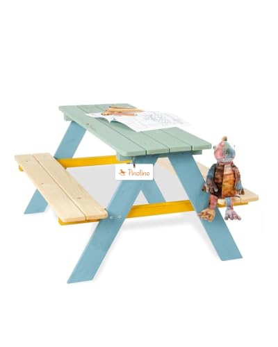 Bunte Pinolino Kindersitzgruppe Nicki für 4 – bunt