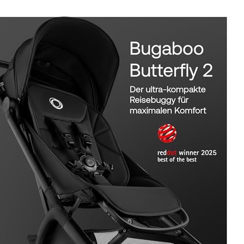 Bugaboo Butterfly 2 kompakter Reisebuggy – Heritage Black