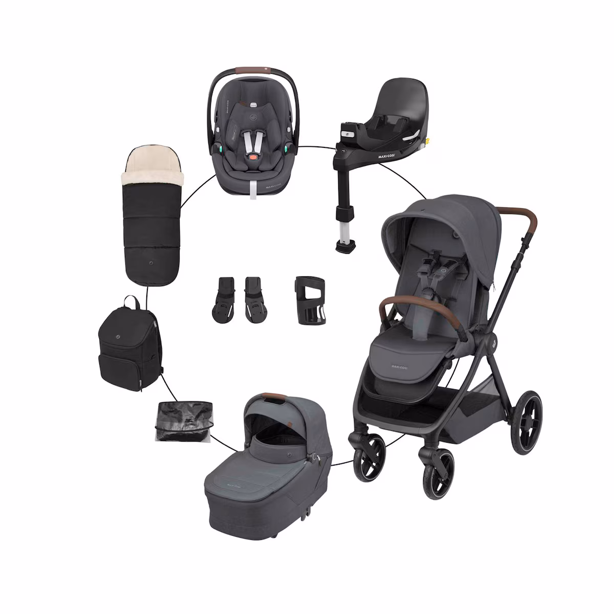 Kombikinderwagen Oxford+ Travel-Set