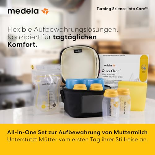 Medela Muttermilch-Aufbewahrungsset mit 150-ml-Flaschen – Easy Pour