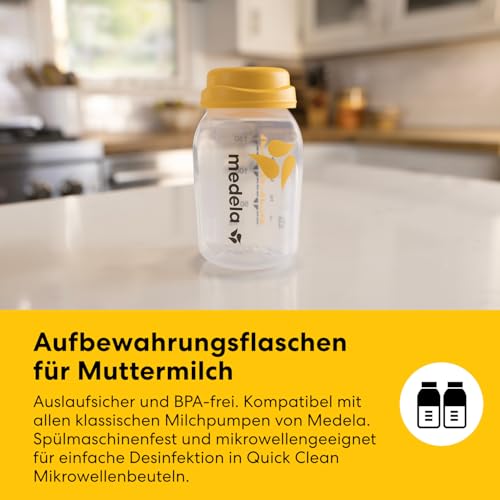 Medela Muttermilch-Aufbewahrungsset mit 150-ml-Flaschen – Easy Pour