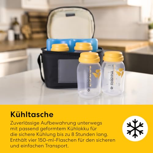 Medela Muttermilch-Aufbewahrungsset mit 150-ml-Flaschen – Easy Pour
