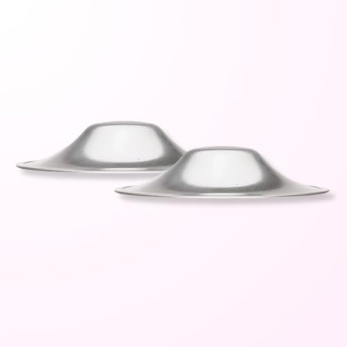 Livella Stillhütchen aus versilbertem Silber – 2 Stück