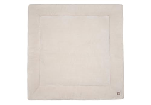 Jollein Krabbeldecke Cloudy Rib – Oatmeal, 100 × 100 cm