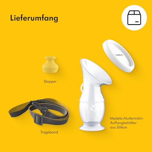 Medela Muttermilch-Auffangbehälter aus Silikon – Transparent