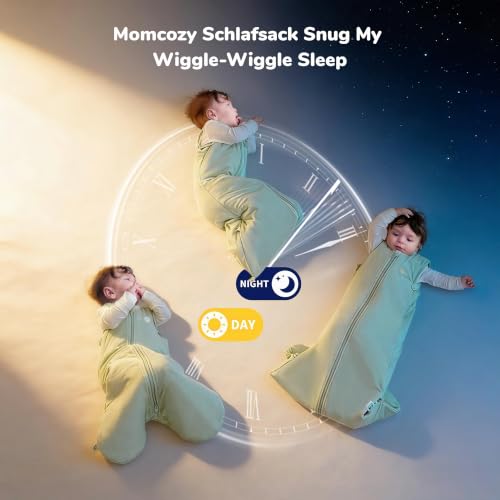 momcozy Babyschlafsack 1,5 TOG – Grün, 50–69 cm
