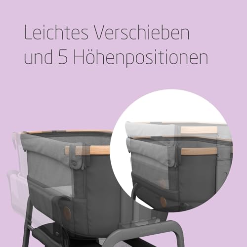 Dorel Germany GmbH (VSS) Maxi-Cosi Iora Beistellbett faltbar – Essential Graphite