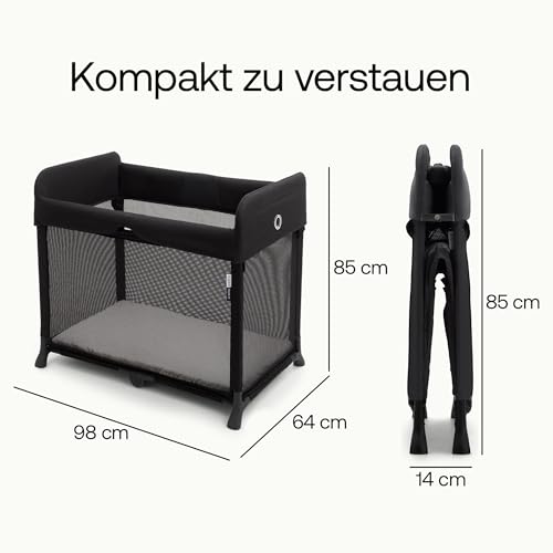 Bugaboo Stardust 2-in-1 Reisebett – Schwarz