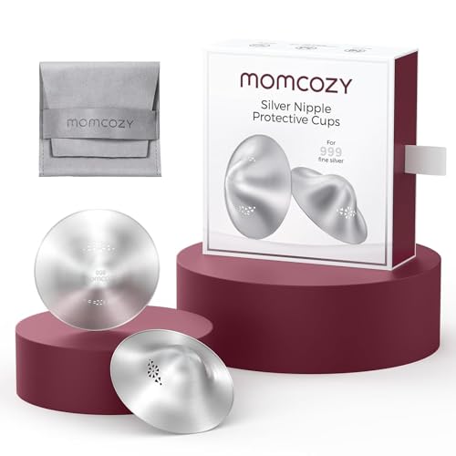 momcozy Silberhütchen aus 999er Silber – XL (55 mm)