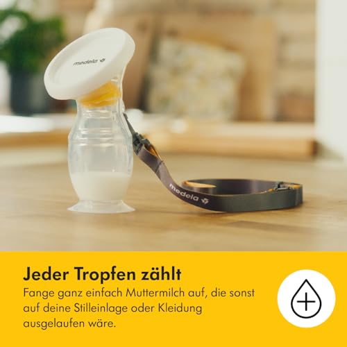 Medela Muttermilch-Auffangbehälter aus Silikon – Transparent