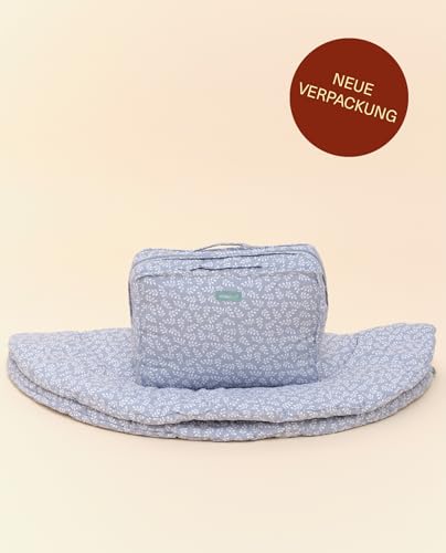 molis & co molis & co Krabbeldecke Baumwolle 100 × 100 cm – Blue Garden