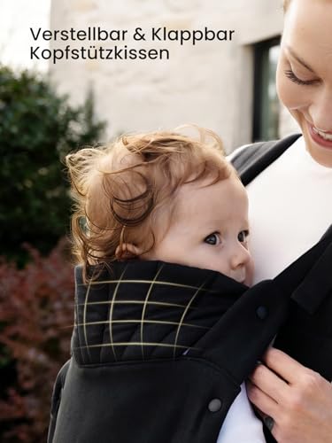 Grownsy ergonomische Babytrage – Schwarz