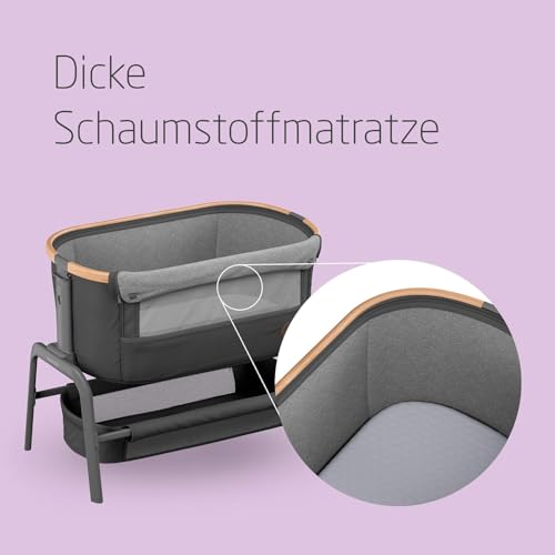 Dorel Germany GmbH (VSS) Maxi-Cosi Iora Beistellbett faltbar – Essential Graphite