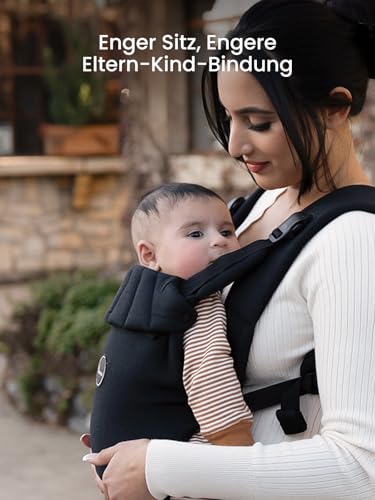 Grownsy ergonomische Babytrage – Schwarz