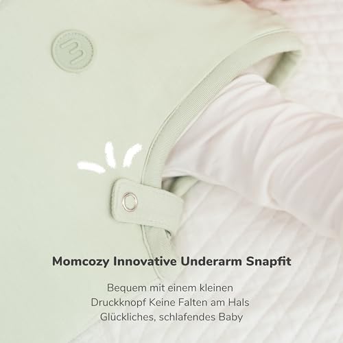 momcozy Babyschlafsack 1,5 TOG – Grün, 50–69 cm