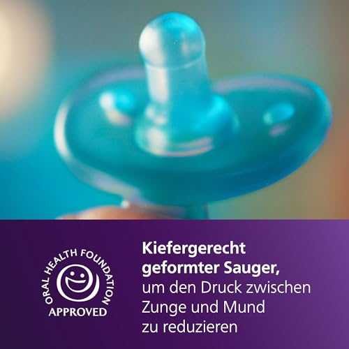 Philips Avent Soothie Silikon-Schnuller – 2er-Pack, Blau