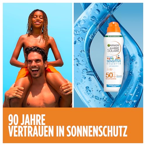 Garnier Ambre Solaire Sensitive Advanced Kids Sonnenspray – LSF 50+, 150 ml