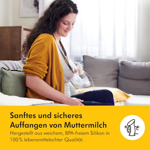 Medela Muttermilch-Auffangbehälter aus Silikon – Transparent