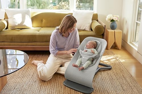 Ergobaby Evolve 3-in-1 Babywippe – Mesh, Hellgrau