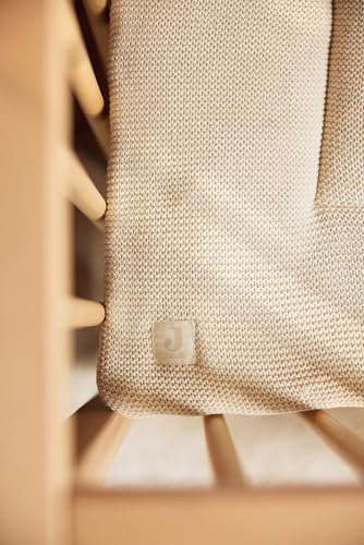 Jollein Krabbeldecke Basic Knit – Oatmeal, 75 × 95 cm