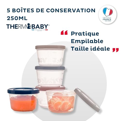 THERMOBABY Aufbewahrungsdosen für Babys, 250 ml