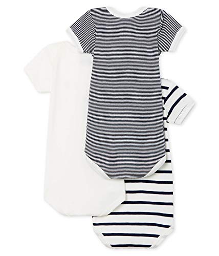 Petit Bateau Baby Bodysuit 3er-Pack