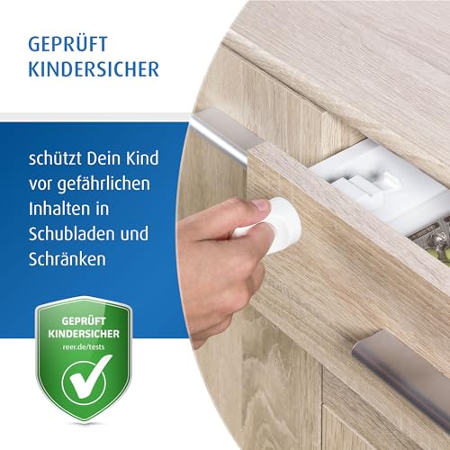 Reer Magnetverschluss 4er Pack – Weiss