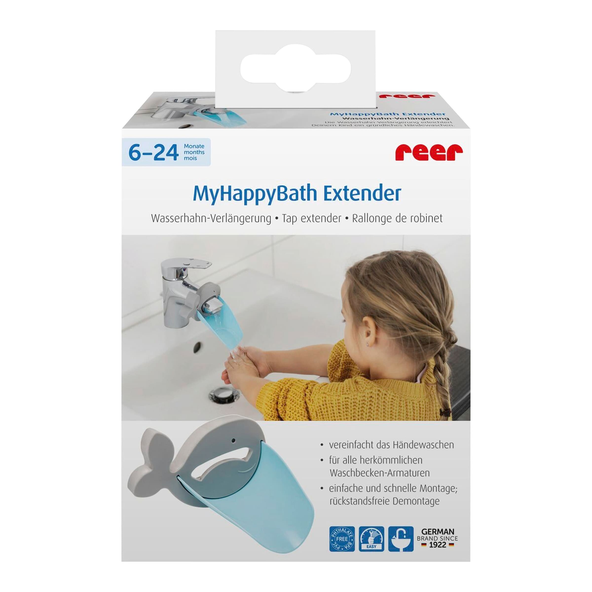 Reer Wasserhahnverlängerung MyHappyBath – Universal, Wal-Optik