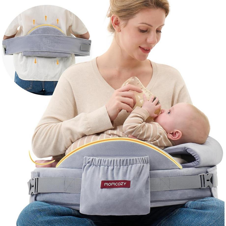 momcozy CozyPro Stillkissen – Taubengrau