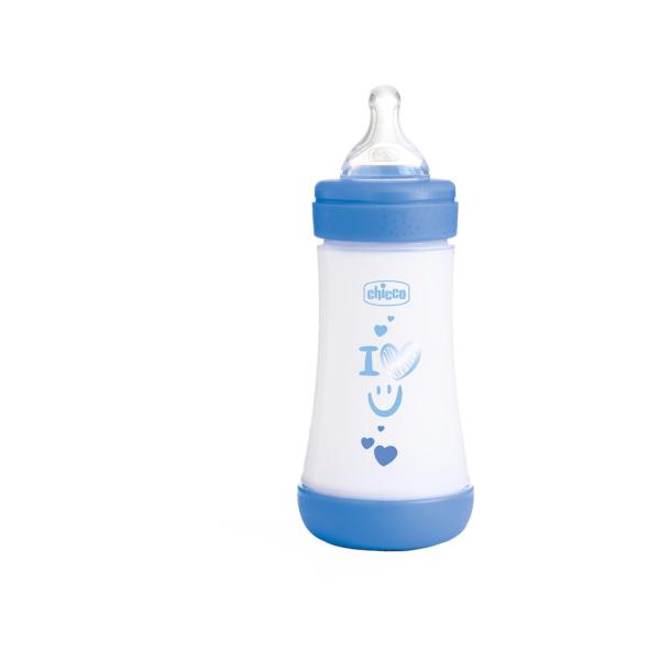 Chicco Kunststoff-Babyflasche PERFECT 5 – Blau