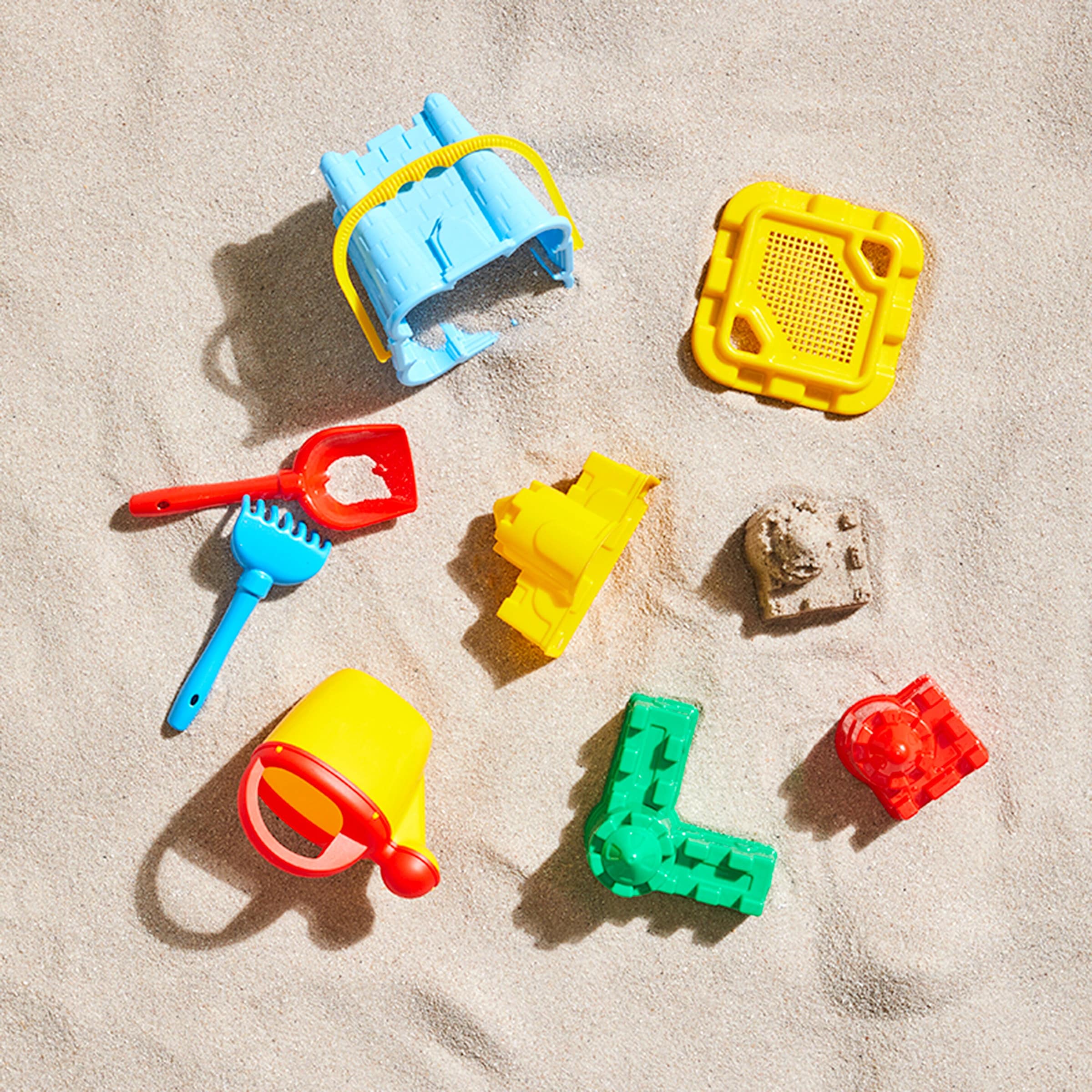 8-teiliges Sandspielzeug-Set Burg