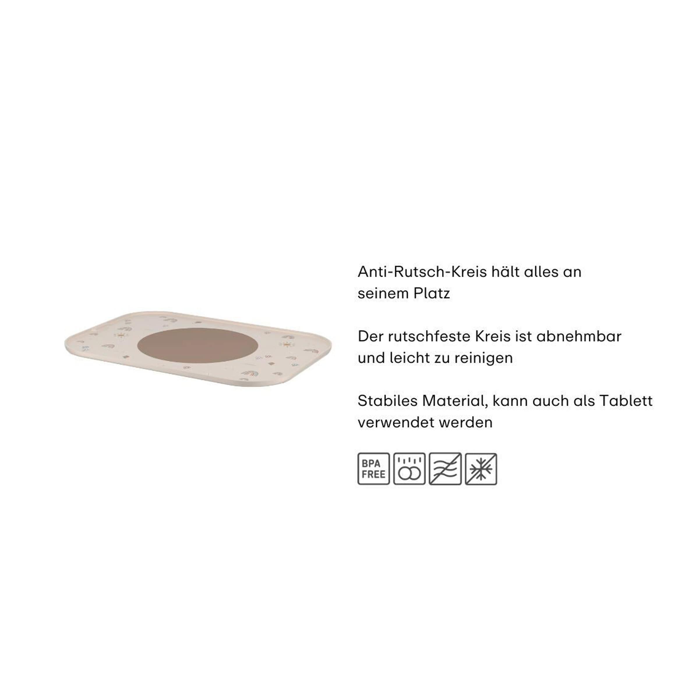 Mepal Tischset Little Dutch Design – mit Anti-Rutschring