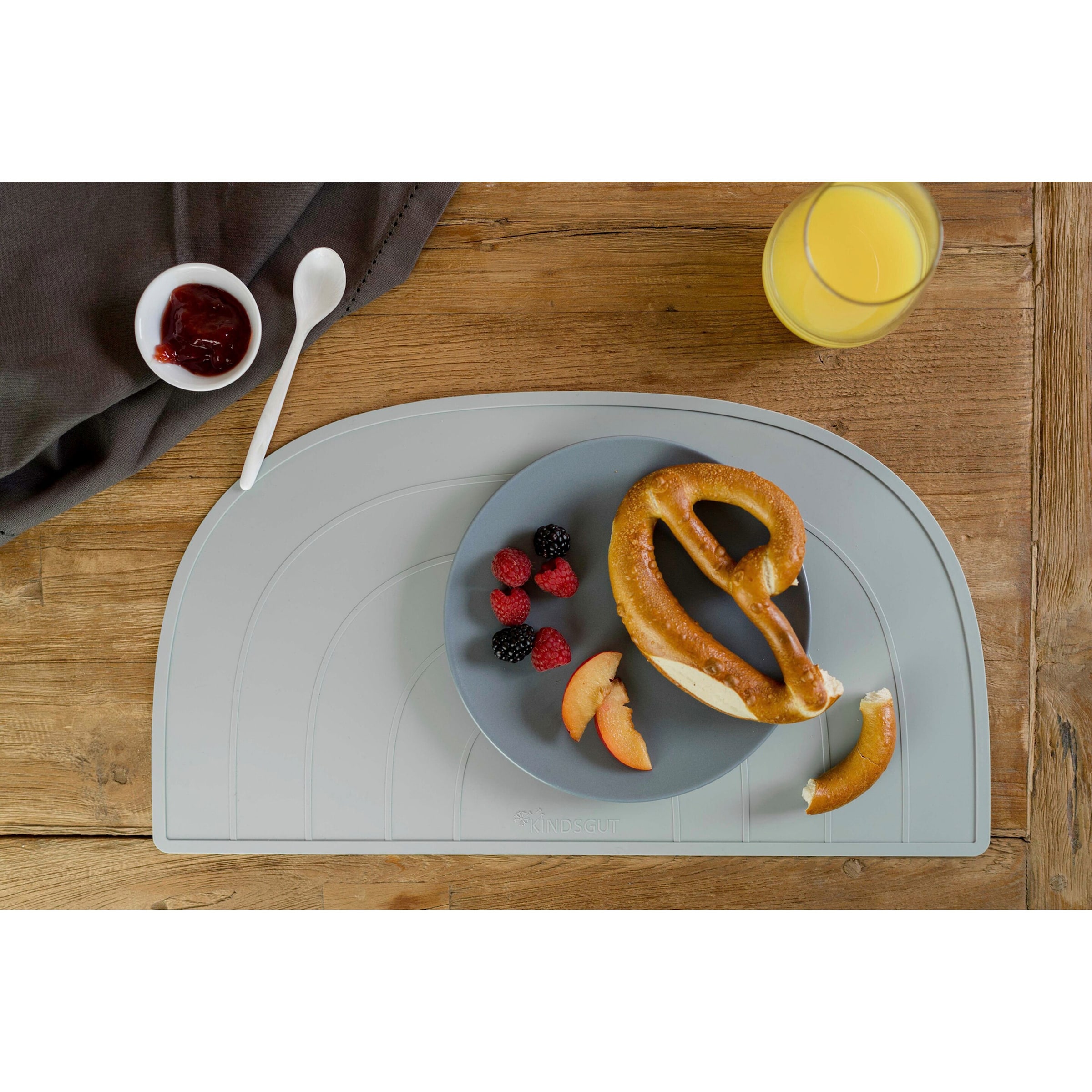 Platzdeckchen mit Regenbogenmotiv für Kinder